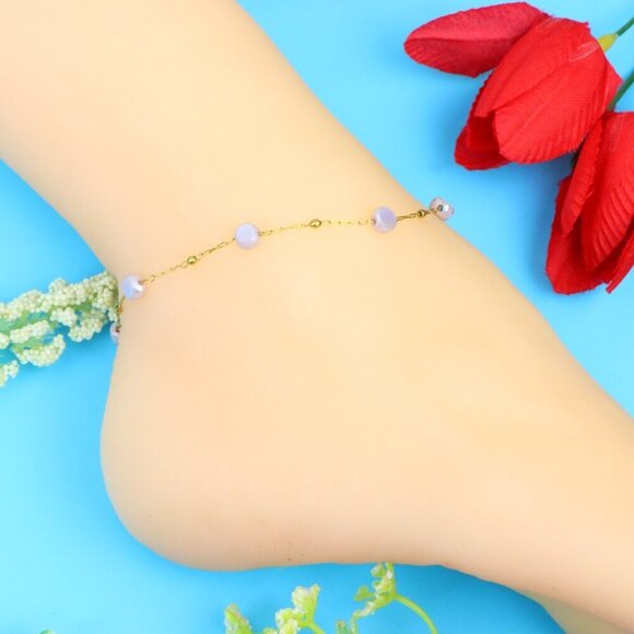 Elegant Handmade Anklet – Perfect for Women & Girls | Ideal Gift Option, DYC1424 - Picture 5 of 10
